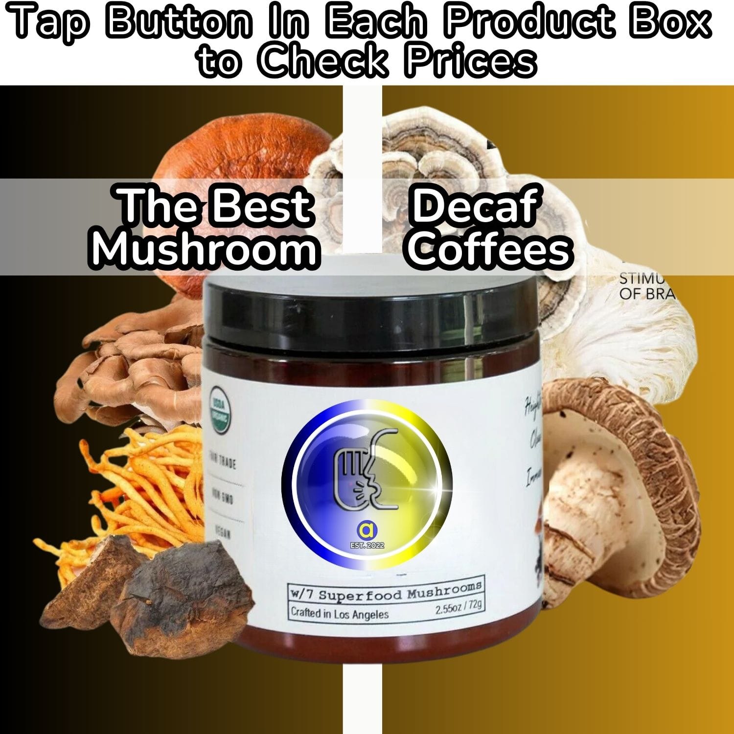 Decaf Mushroom Coffee