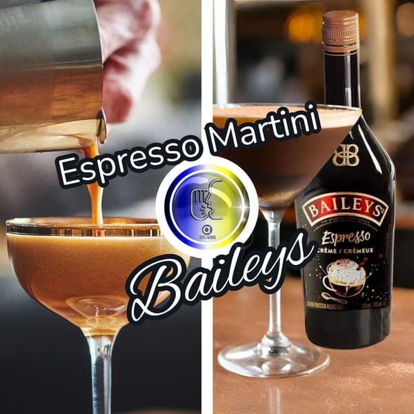 Crafting an Espresso Martini with Baileys